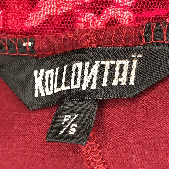 Kollontaï sleeveless red tunic - Picture 5 of 6
